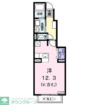 フィオーレ・KIIIの物件間取画像